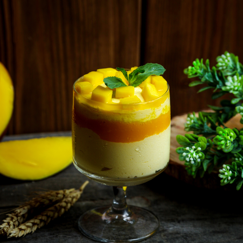 Mango pudding